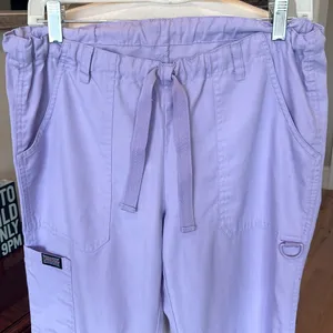 Lavender Cargo Scrubs Purple thumbnail 2
