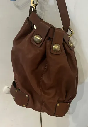 Kooba Brown Leather Bucket Bag with gold hardware thumbnail 1