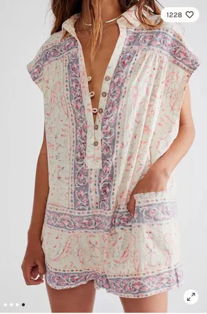 Free People Telly Romper thumbnail 1