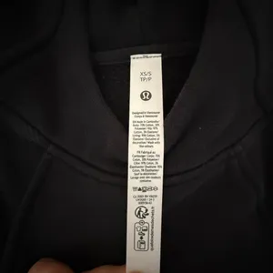 Black Lululemon Oversized Scuba Pullover Hoodie with side slits thumbnail 4