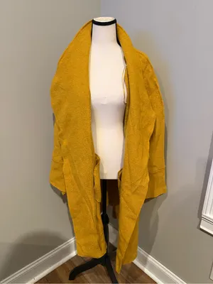 Tahari | Mustard Yellow Wool Blend jacket thumbnail 4