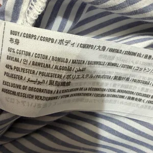 Abercrombie & Fitch Womens Oversized Shirt M Striped Button Down Blue White thumbnail 8