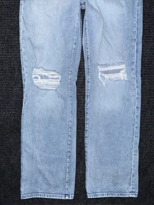 Buckle BKE Taylor Low Slung Baggy Wide Leg Stretch Jean Light Wash 26x32 AXB258R thumbnail 4