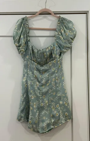 Adeline Satin Romper thumbnail 1