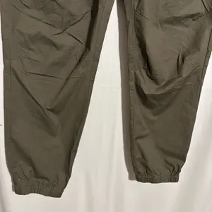 Vuori XL Women Olive Green Ripstop Jogger Pants with organic cotton drawstrings thumbnail 3