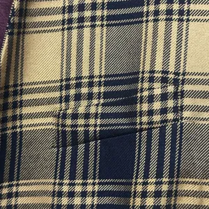 Vintage Navy‎ and tan plaid women’s blazer size 14 double breasted thumbnail 4