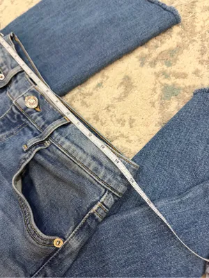 SLVRLAKE Grace High Rise Wide Leg Jeans Size 29 Blue Denim thumbnail 7