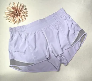 Lululemon Hotty Hot High Rise Athletic Shorts Lavender Dew Purple Size 12 thumbnail 6