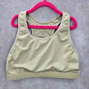 Patagonia Tan‎ Khaki Racerback Sports Bra Medium thumbnail 1