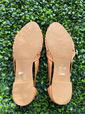 Spring Step Women's Woven Pointed-Toe Flats in Tan thumbnail 7