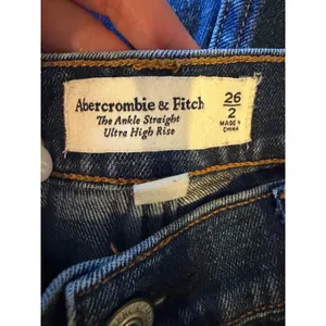 Abercrombie & Fitch Ankle Straight Jeans‎ Women 26 Blue Denim Ultra High Rise thumbnail 8