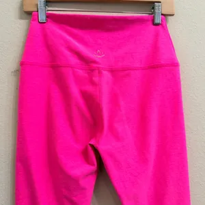 Beyond Yoga 7/8 Leggings Electric Pink Space Dye Womens Large High Waisted‎ thumbnail 4