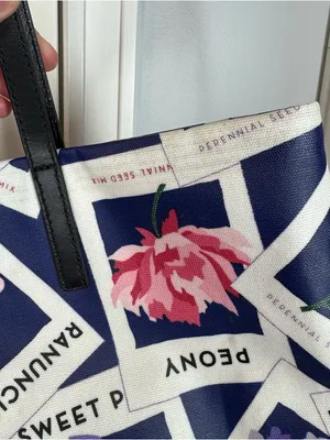 Kate Spade New York Turn Over A New‎ Leaf Seed Packet Large Tote bag thumbnail 5