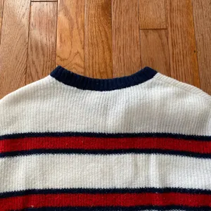 blue white red striped sweater thumbnail 8