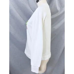 Garima Dhawan‎ Anthropologie Love Peace Happiness Courage Sweatshirt White XS thumbnail 6