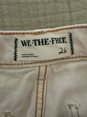 Off white Relaxed Free People Jeans thumbnail 3