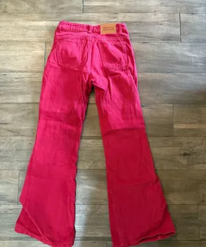 Princess Polly Boot-Cut Red Jeans thumbnail 2