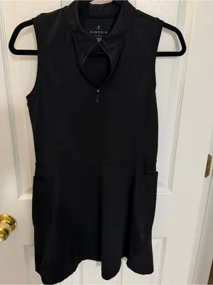 Danskin Black Tennis Dress Size Small thumbnail 1