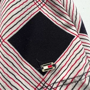 Y2K Tommy Hilfiger Sleeveless Button Front Top Womens Small Plaid Stretch Preppy thumbnail 8