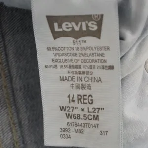 Levi's 511 Slim Stretch Jeans Size 27" thumbnail 5