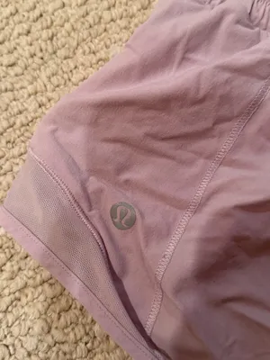 Lululemon light purple 2.5 hotty hot shorts thumbnail 3