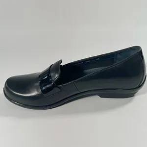 Dansko Oksana Slip-On Loafer Women 38 Black Leather Comfort Low Heel Work Shoes‎ thumbnail 5