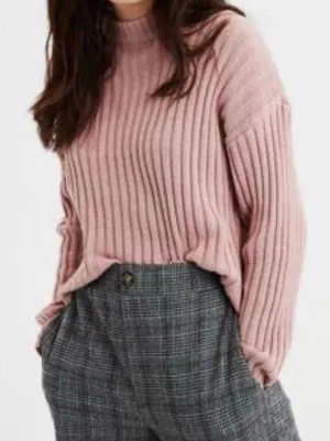 American Eagle cropped rib knit pullover sweater thumbnail 1