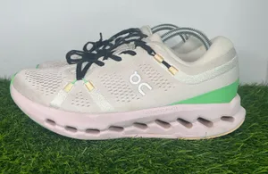 On Cloud Cloudsurfer Next CloudTec Phase Women’s Size 10.5 Running Shoes White Green Pink thumbnail 1