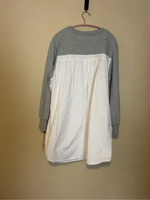 English Factory Poplin Combo Knit Dress Size‎ Small thumbnail 7