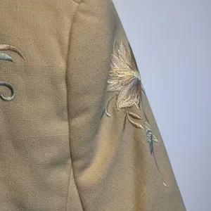 Elegant Cream Yellow Embroidered Women's‎ Jacket thumbnail 6