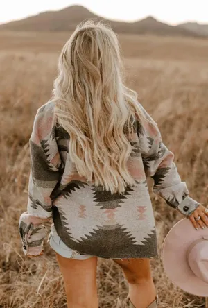 Le Miel Aztec Jacket thumbnail 3