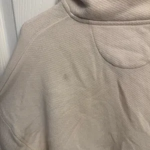 American Eagle Cream Snap Neck Pullover Sweatshirt thumbnail 3