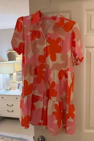 Shein Dress Floral thumbnail 1