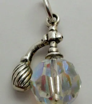 Silver and Crystal Charm Pendant thumbnail 3