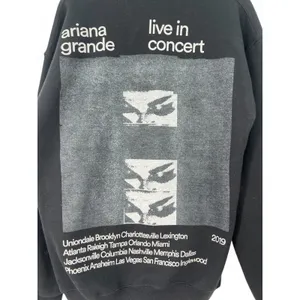 Ariana Grande 2019 Sweater Concert Tour Sweatshirt Crewneck Pullover Unisex M thumbnail 4