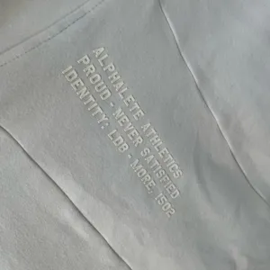 Alphalete Cropped White Hoodie Sweatshirt Logo s thumbnail 5