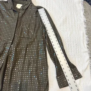Anthropologie Maeve small Arwa sequin button up shirt blouse TLS2 2764 thumbnail 6