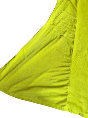 Tresser Chartreuse Twist Front Bandeau Maxi Skirt Set Small Women's thumbnail 7