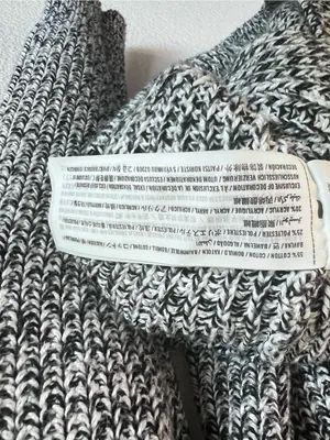 Abercrombie and Fitch Women's Long Sleeve Turtleneck Black Marled Sweater Jumper thumbnail 4
