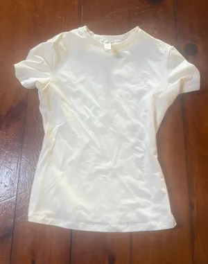 White SKIMS T-Shirt thumbnail 1