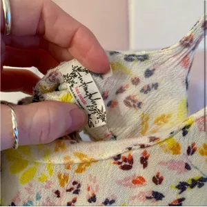 Free People Flower Tie Tank Top thumbnail 2
