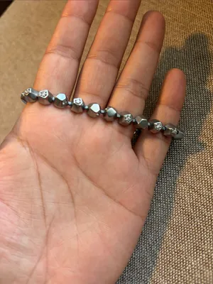 Kendra Scott gunmetal Faceted Bead Link Bracelet thumbnail 2