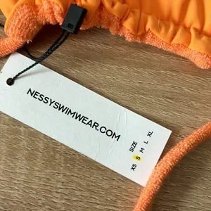 Nessy swimwear terry cloth bikini top thumbnail 4
