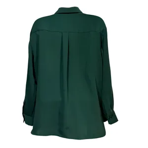 Wilfred Aritzia Forest Green Utility Button Up Shirt Blouse Size 1 PHR4-20059-40 thumbnail 2