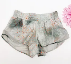 Lululemon Hotty Hot Low-Rise Short 2.5" Reflective Camo Silver Blue Orange Grey thumbnail 2