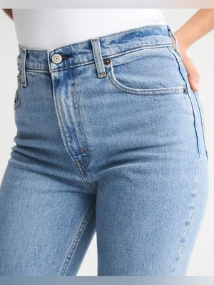 Abercrombie & Fitch The 90s Straight Ultra High Rise Jean Size 27 (4 Long) NWT thumbnail 6