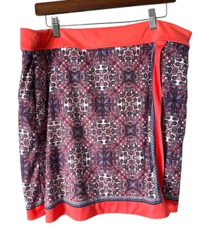 Soho Apparel RG Apparel Skort Coral Print Stretch Athletic Golf Casual XL‎ thumbnail 1