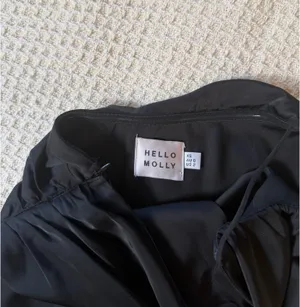 Hello Molly Dress Maxi Black Satin thumbnail 4