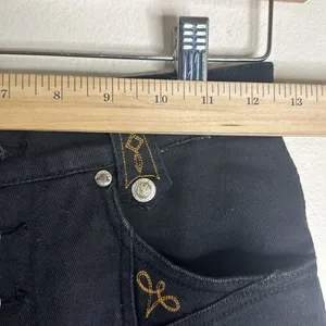 Vintage high waist lawman western denim jeans in black cowboycore‎ size 25 thumbnail 5