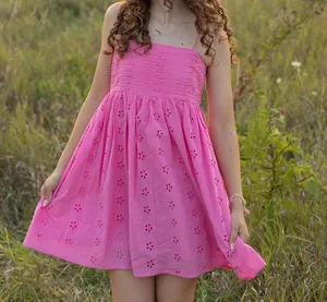 Altar'd State Pink floral dress thumbnail 1